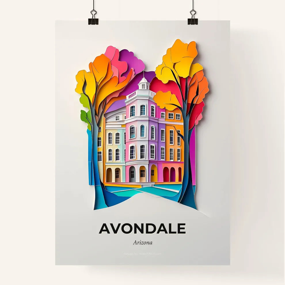 Vivid Avondale, Arizona, Colorful Poster