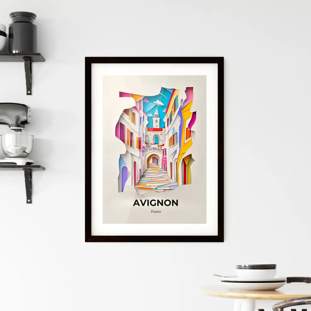 Vivid Avignon, France, Framed Wall Art