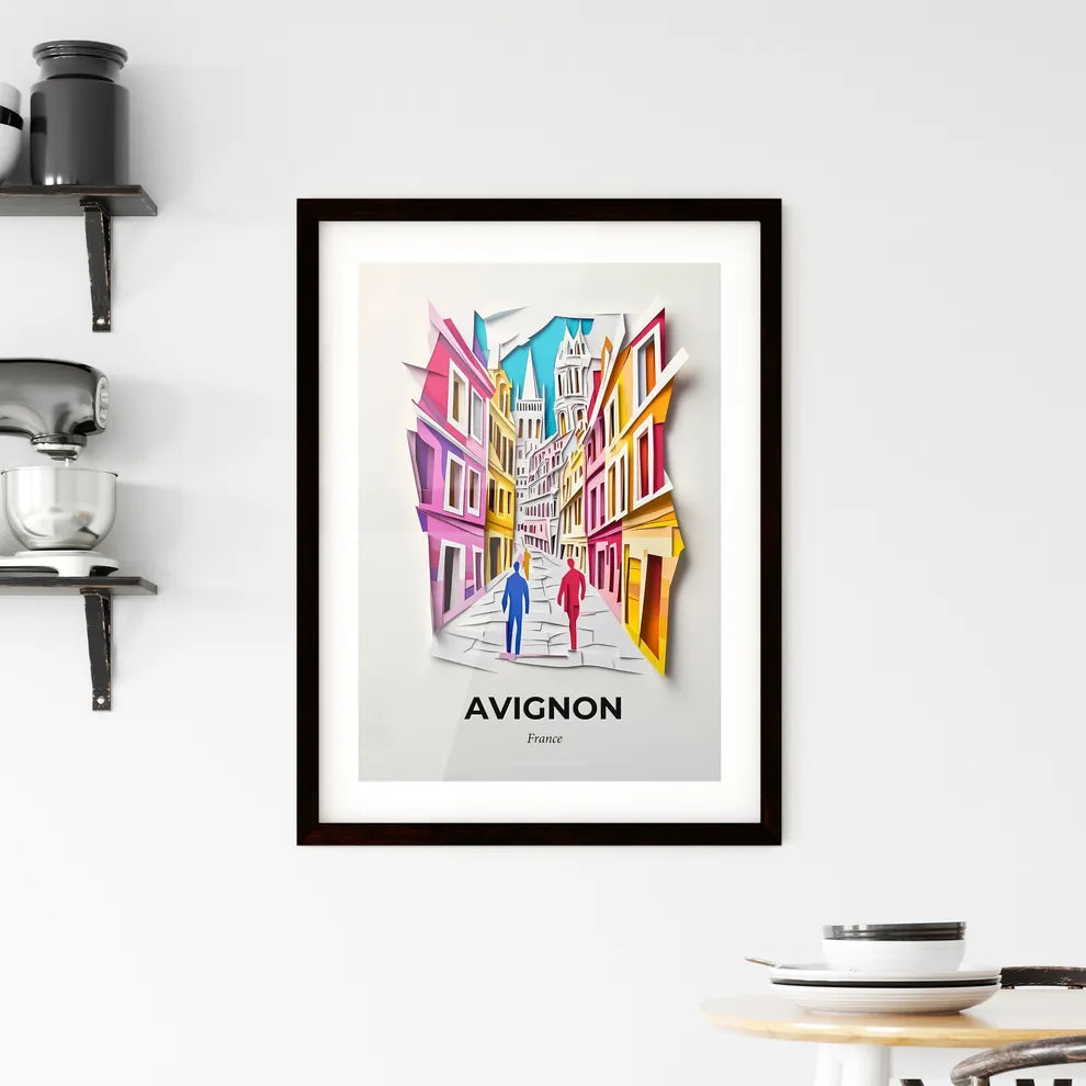 Vivid Avignon, France, Framed Wall Art
