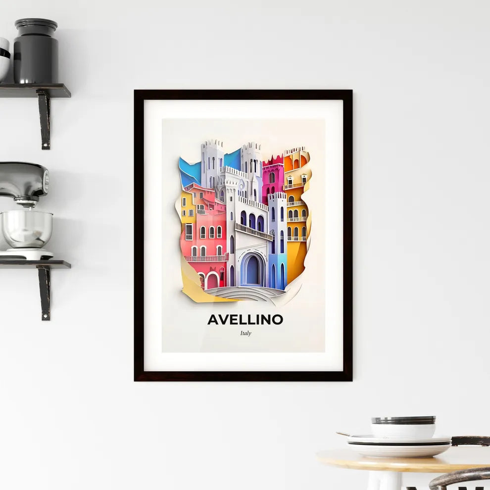 Vivid Avellino, Italy, Framed Wall Art