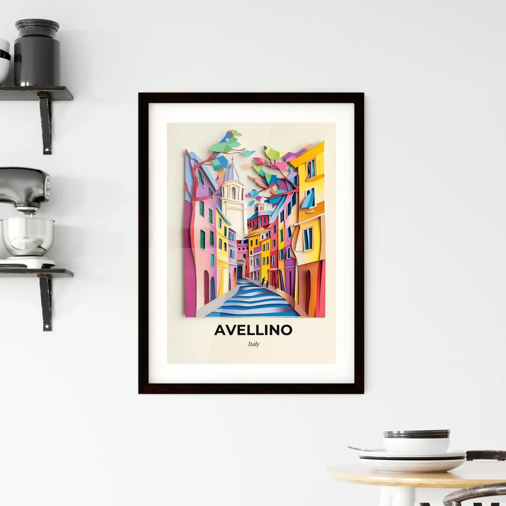 Vivid Avellino, Italy, Framed Wall Art