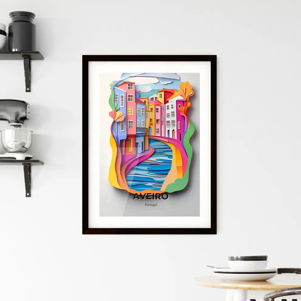 Vivid Aveiro, Portugal, Framed Wall Art