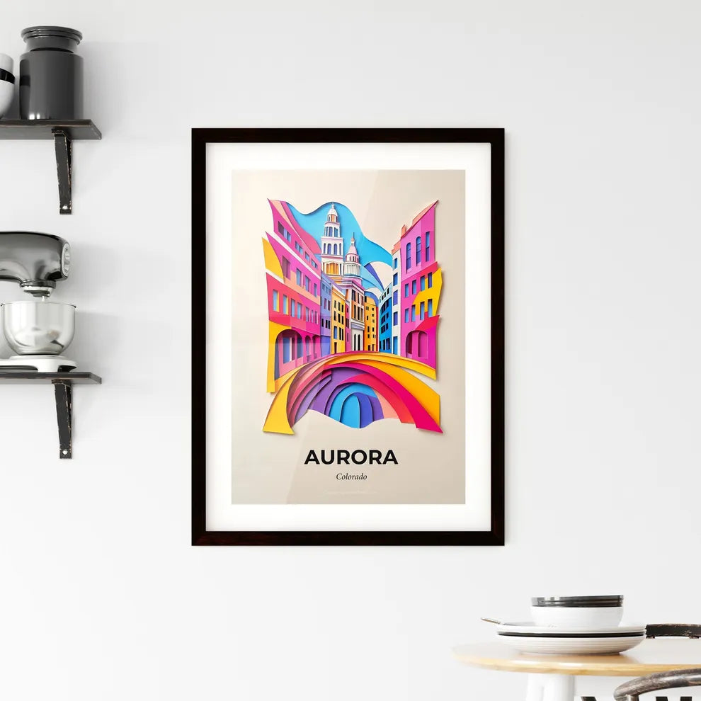 Vivid Aurora, Colorado, Framed Wall Art