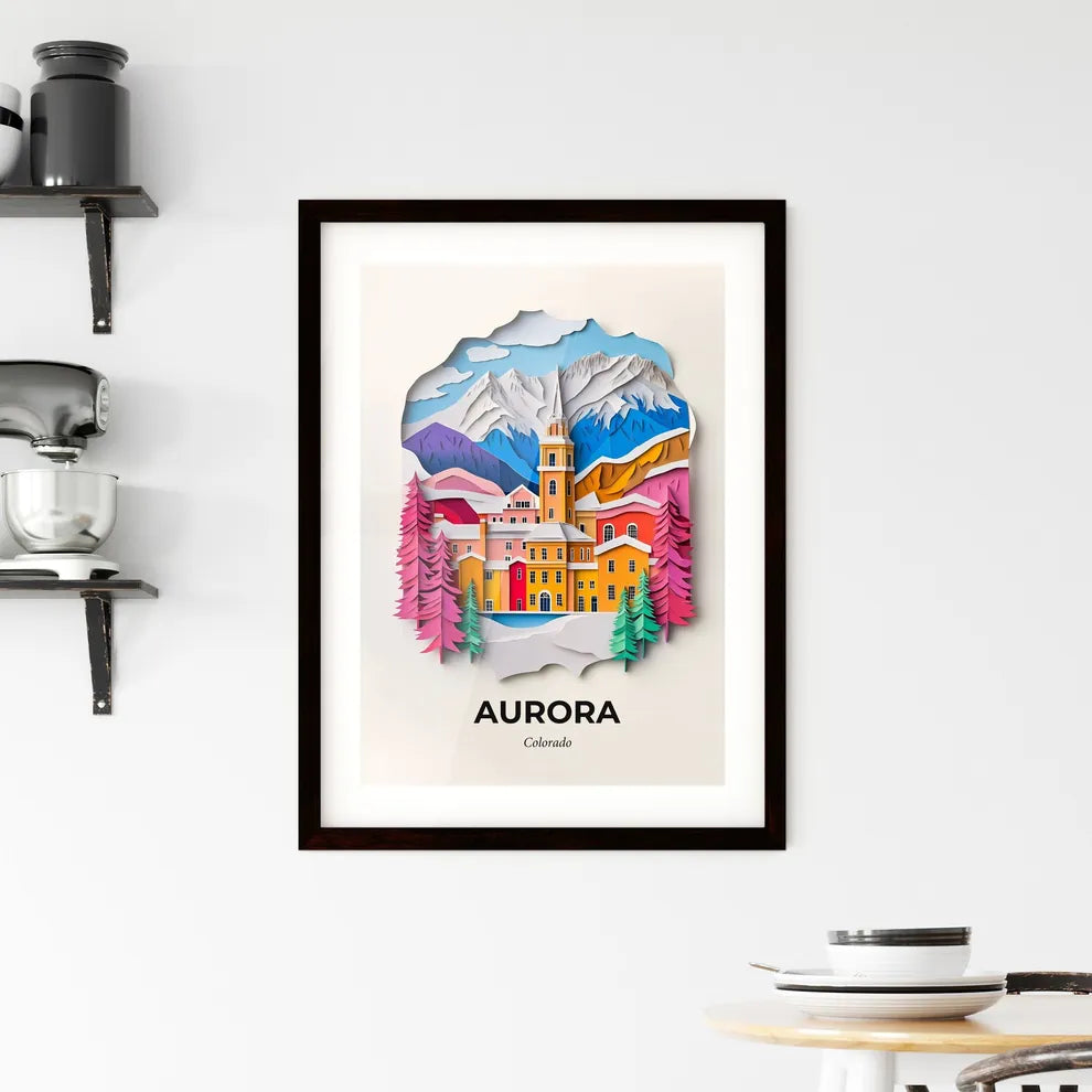 Vivid Aurora, Colorado, Framed Wall Art