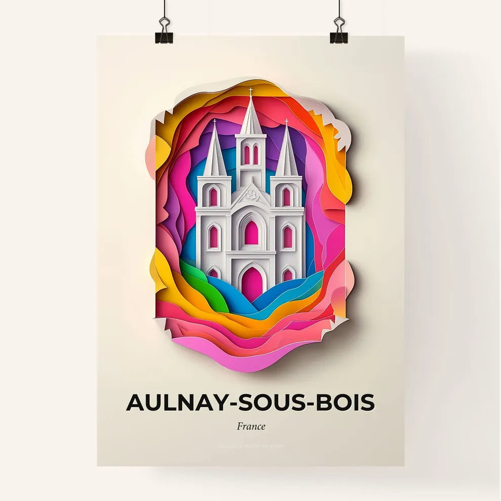 Vivid Aulna, Colorful Poster