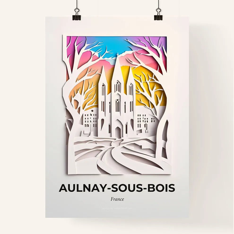 Vivid Aulna, Colorful Poster