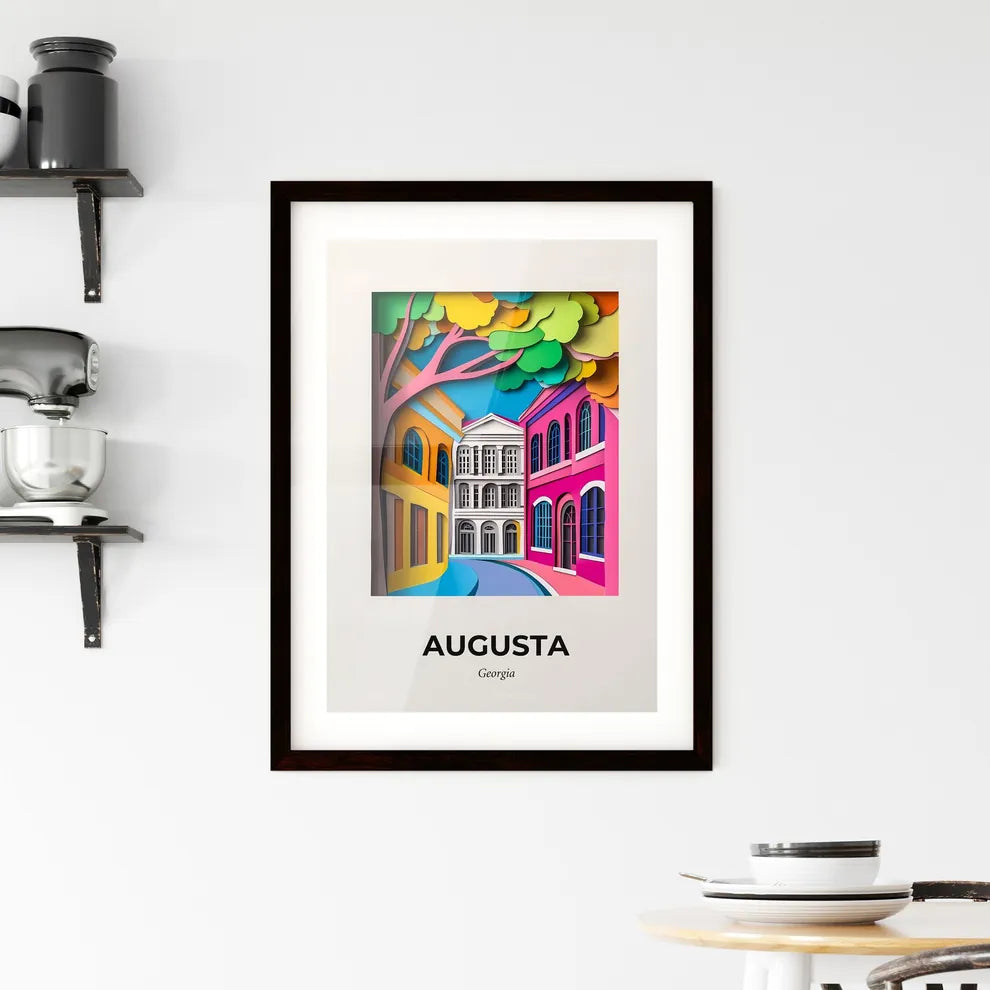 Vivid Augusta, Georgia, Framed Wall Art