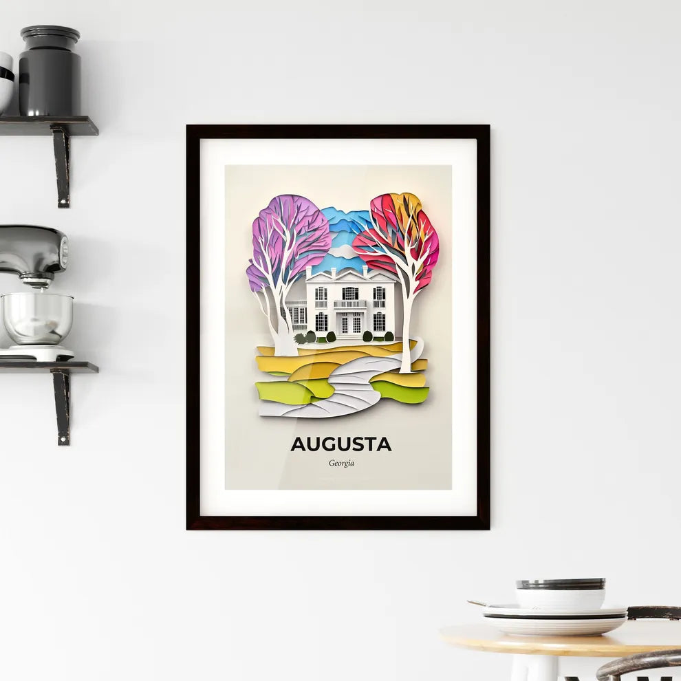 Vivid Augusta, Georgia, Framed Wall Art