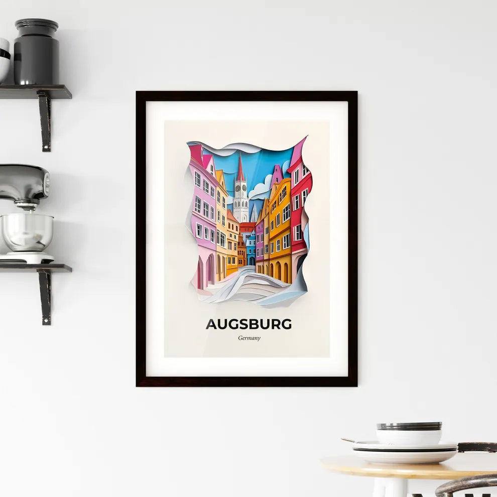 Vivid Augsburg, Germany, Framed Wall Art