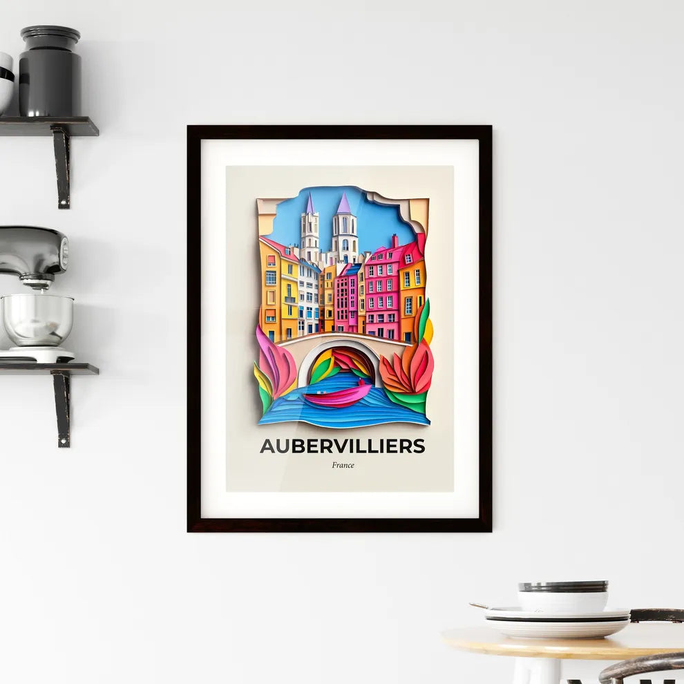Vivid Aubervilliers, France, Framed Wall Art