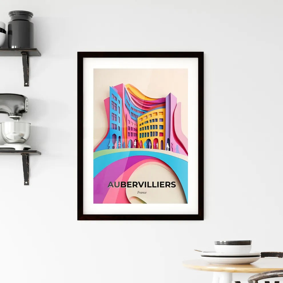Vivid Aubervilliers, France, Framed Wall Art