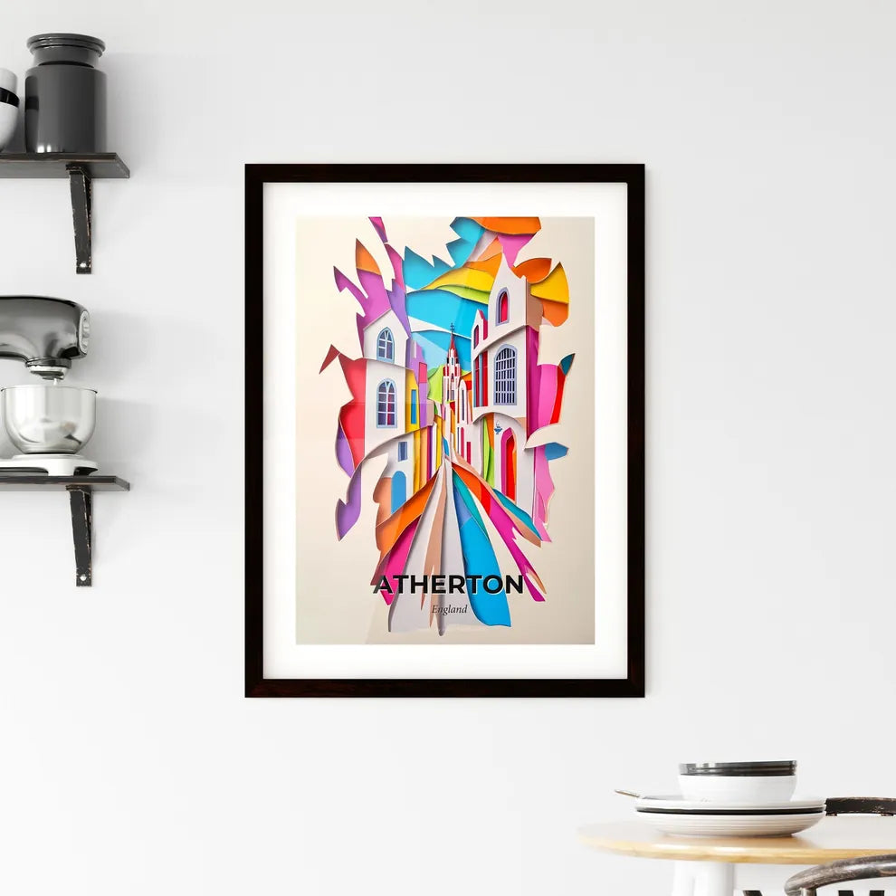 Vivid Atherton, England, Framed Wall Art