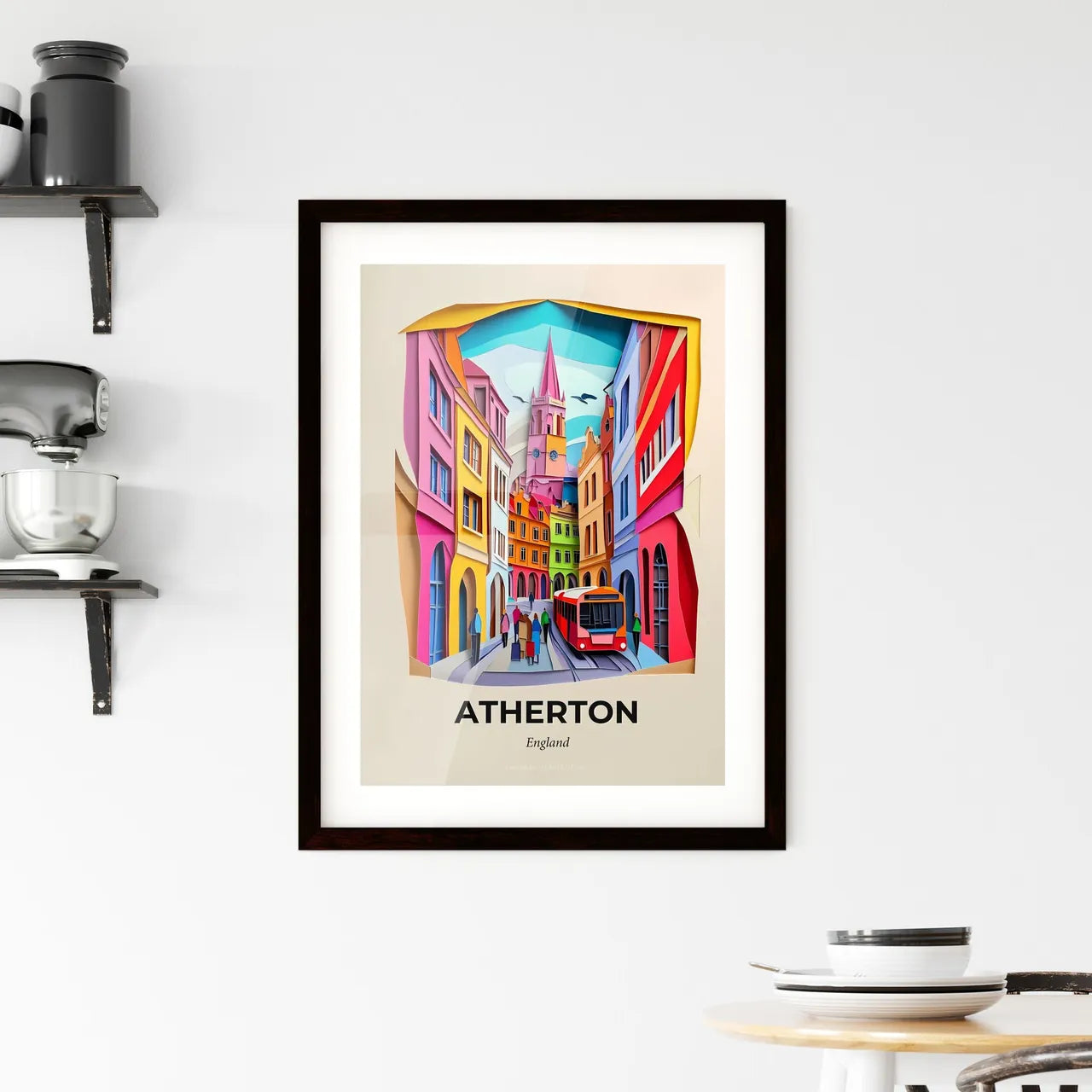 Vivid Atherton, England, Framed Wall Art