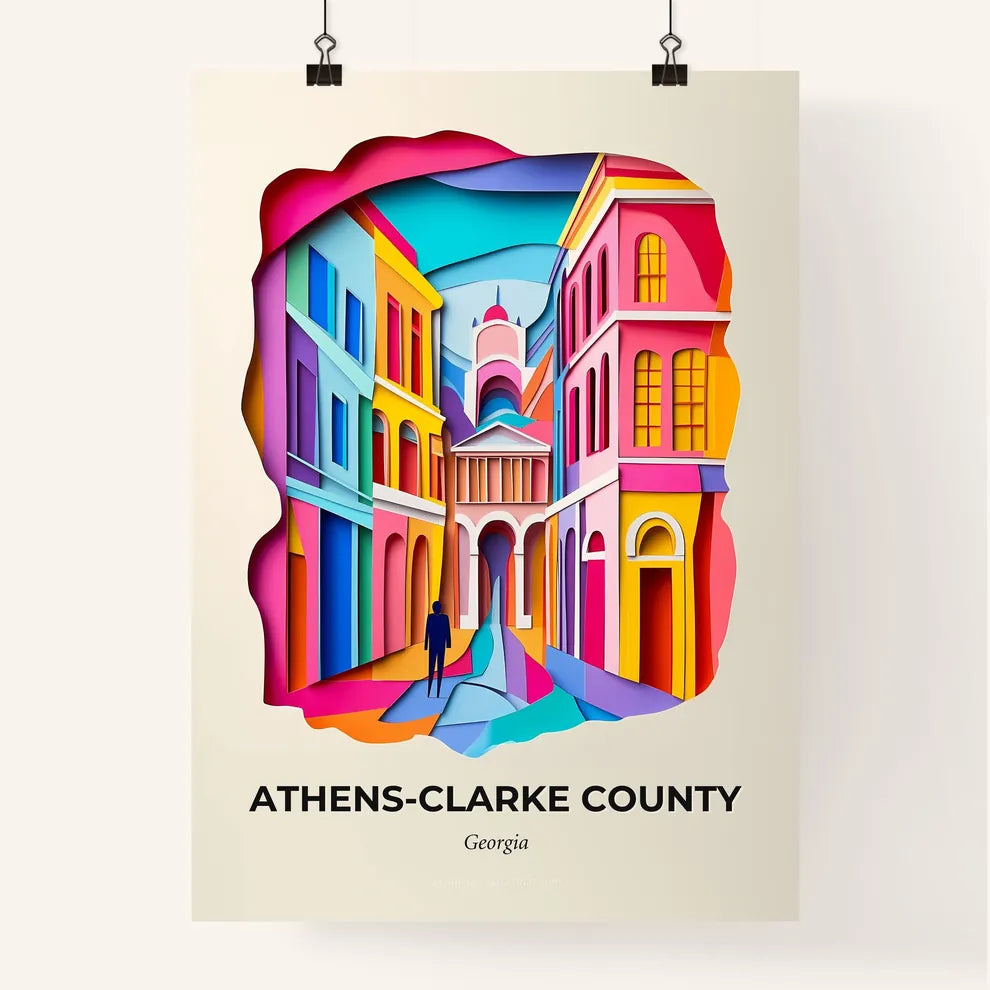 Vivid Athen, Colorful Poster