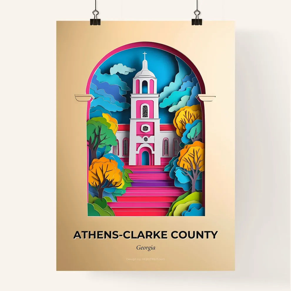 Vivid Athen, Colorful Poster