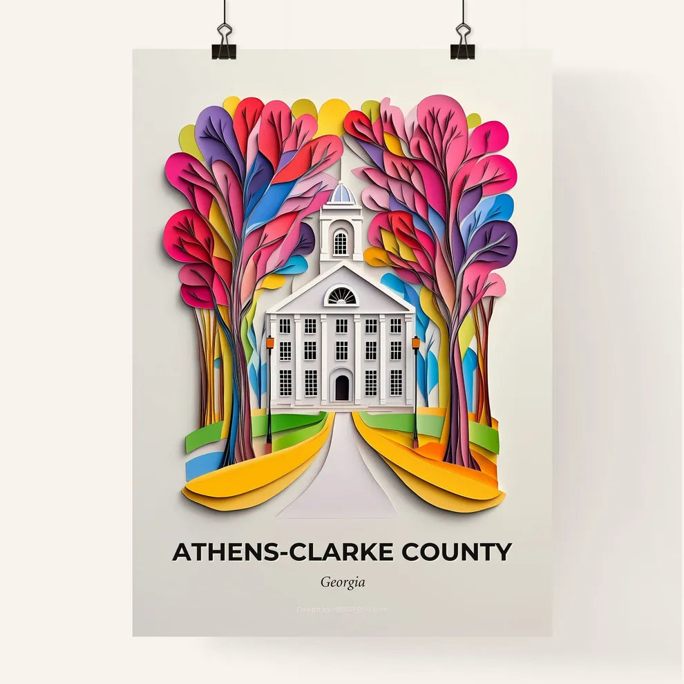 Vivid Athen, Colorful Poster