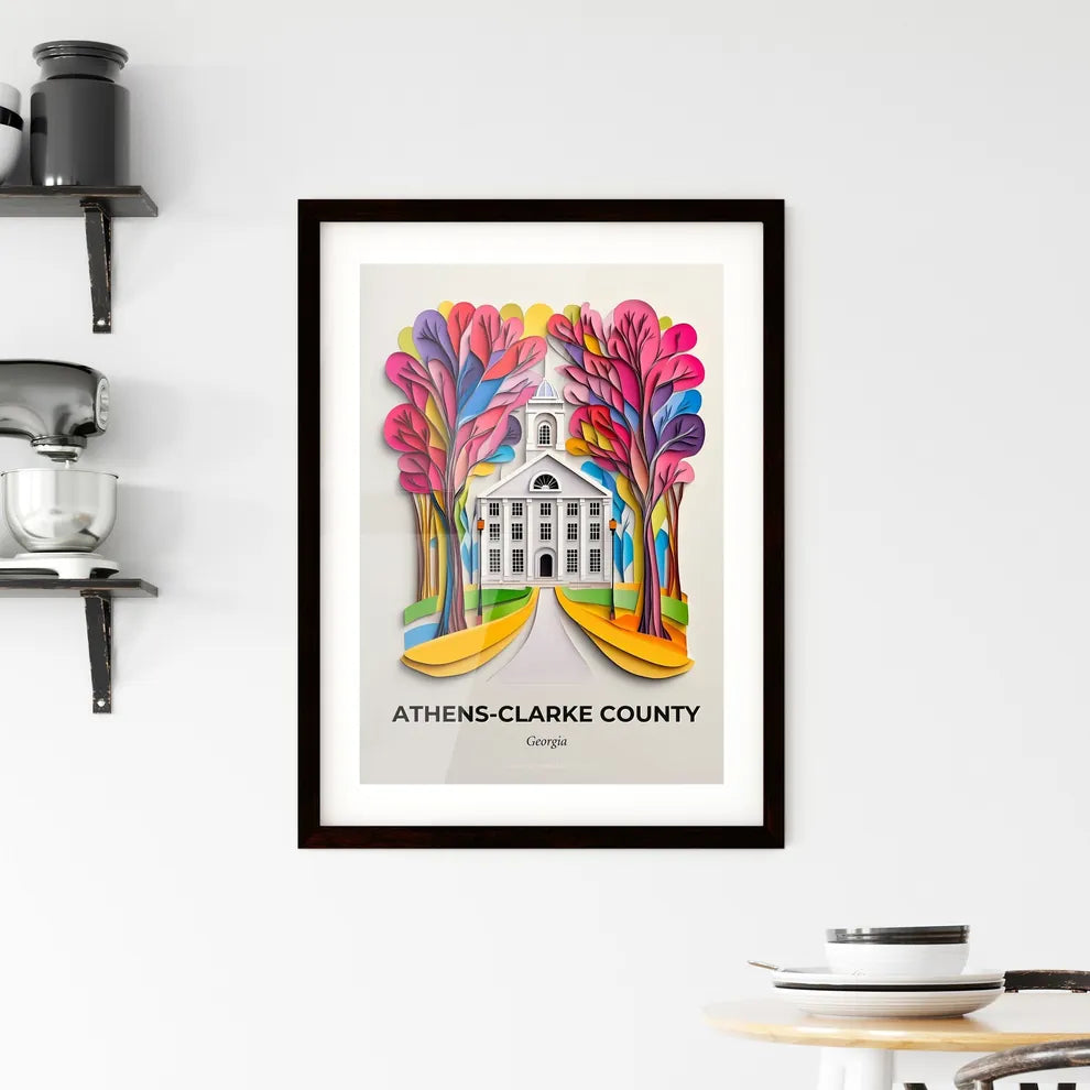 Vivid Athen, Framed Wall Art