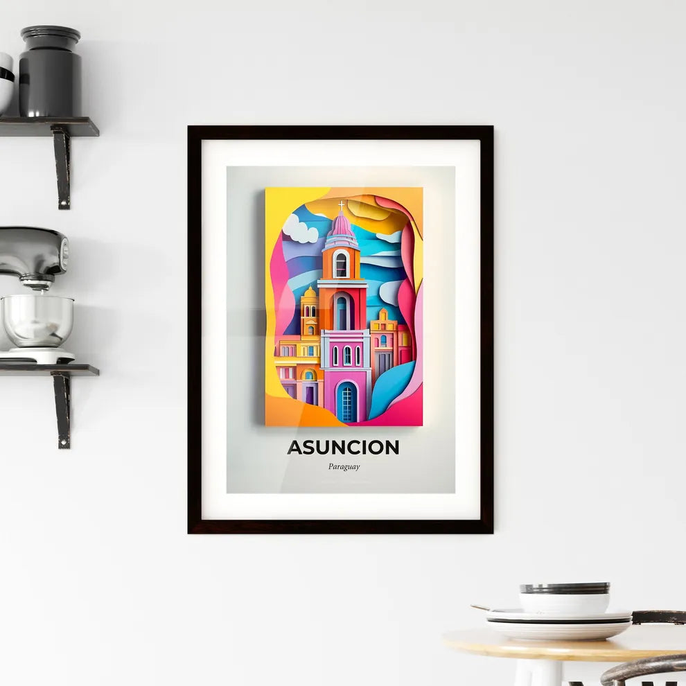 Vivid Asuncion, Paraguay, Framed Wall Art