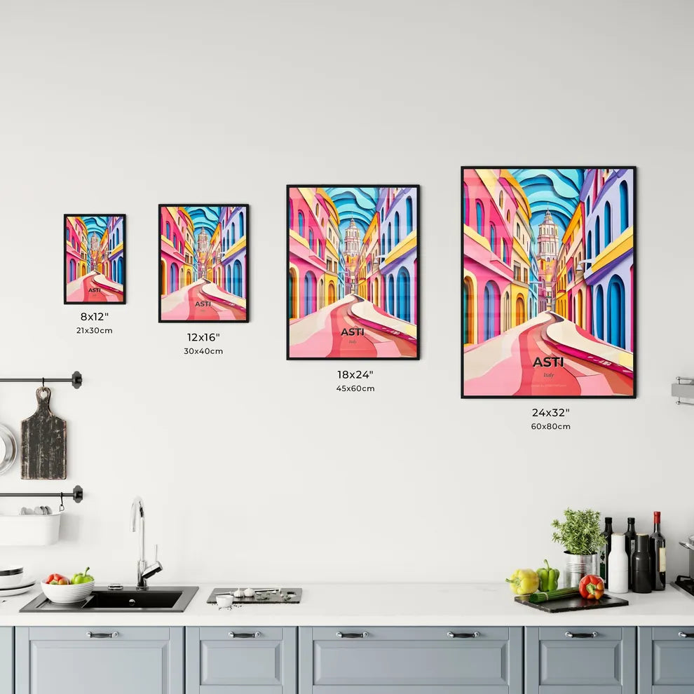 Vivid Asti, Italy, Kitchen Art