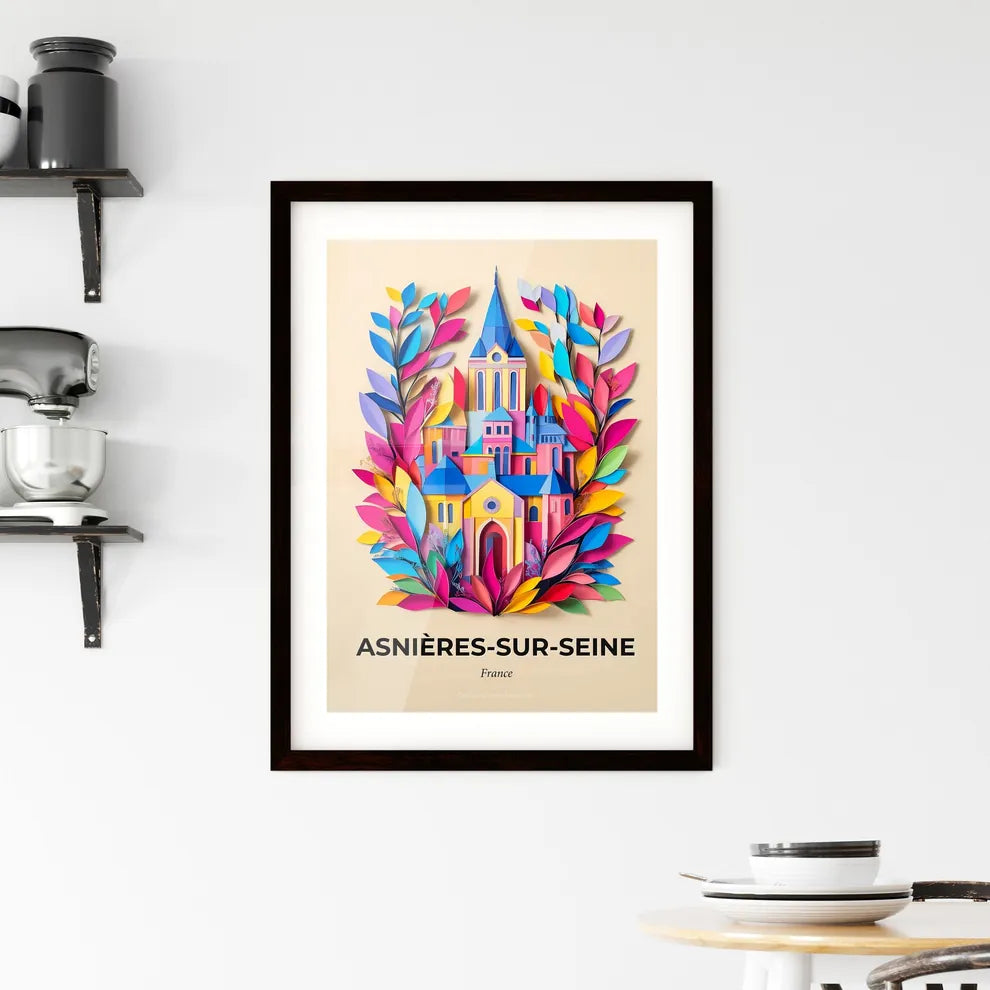 Vivid Asnière, Framed Wall Art