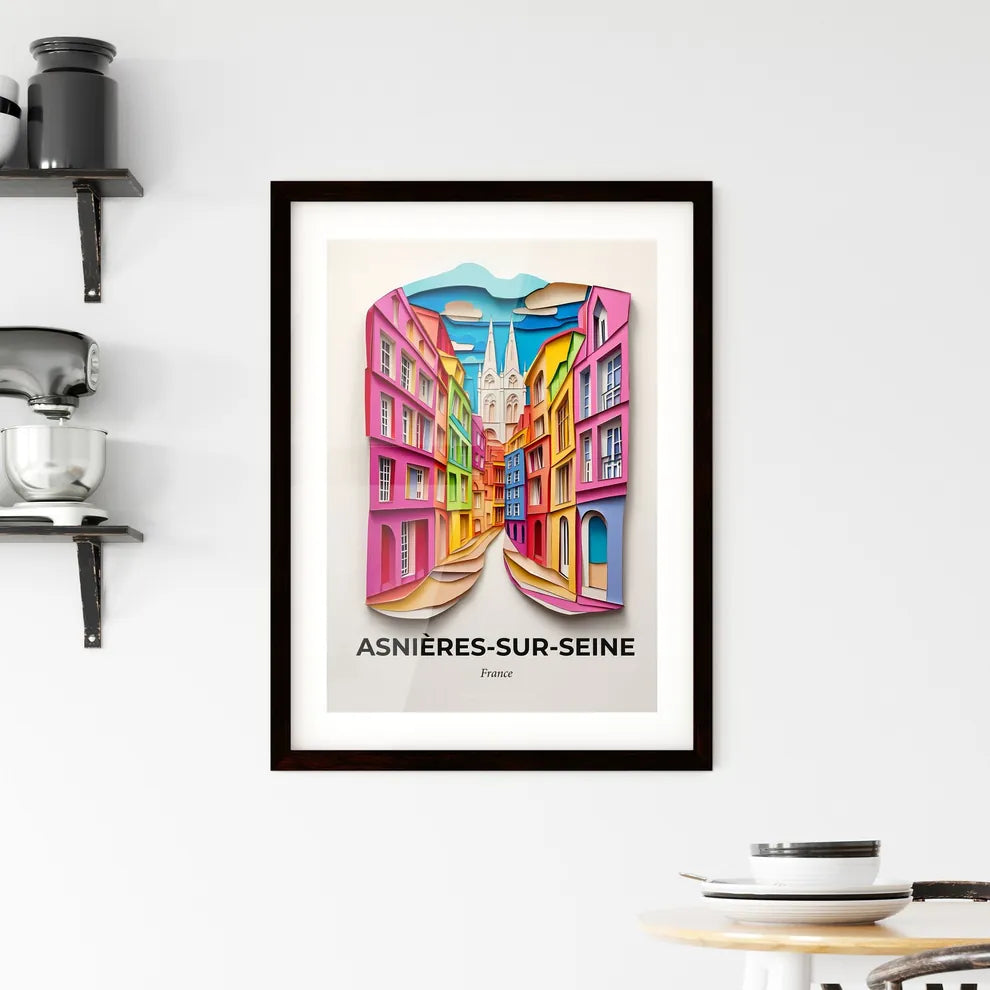 Vivid Asnière, Framed Wall Art