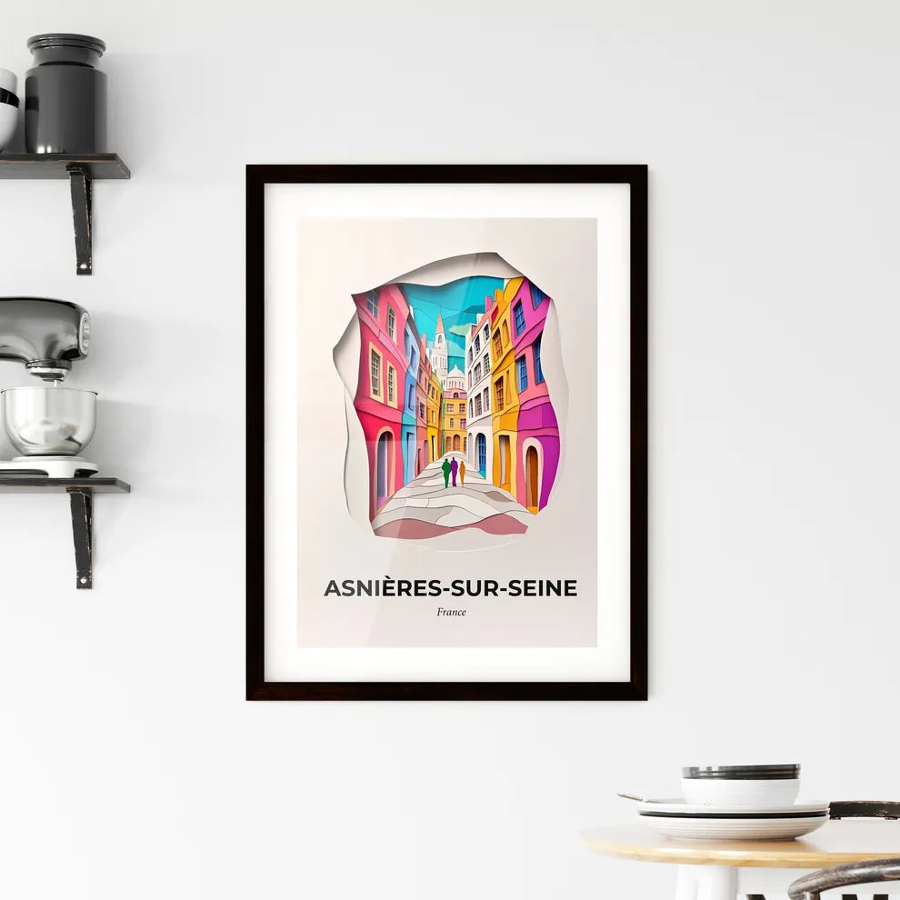 Vivid Asnière, Framed Wall Art