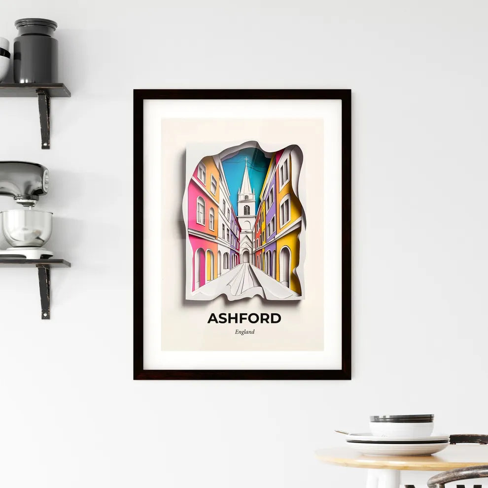 Vivid Ashford, England, Framed Wall Art