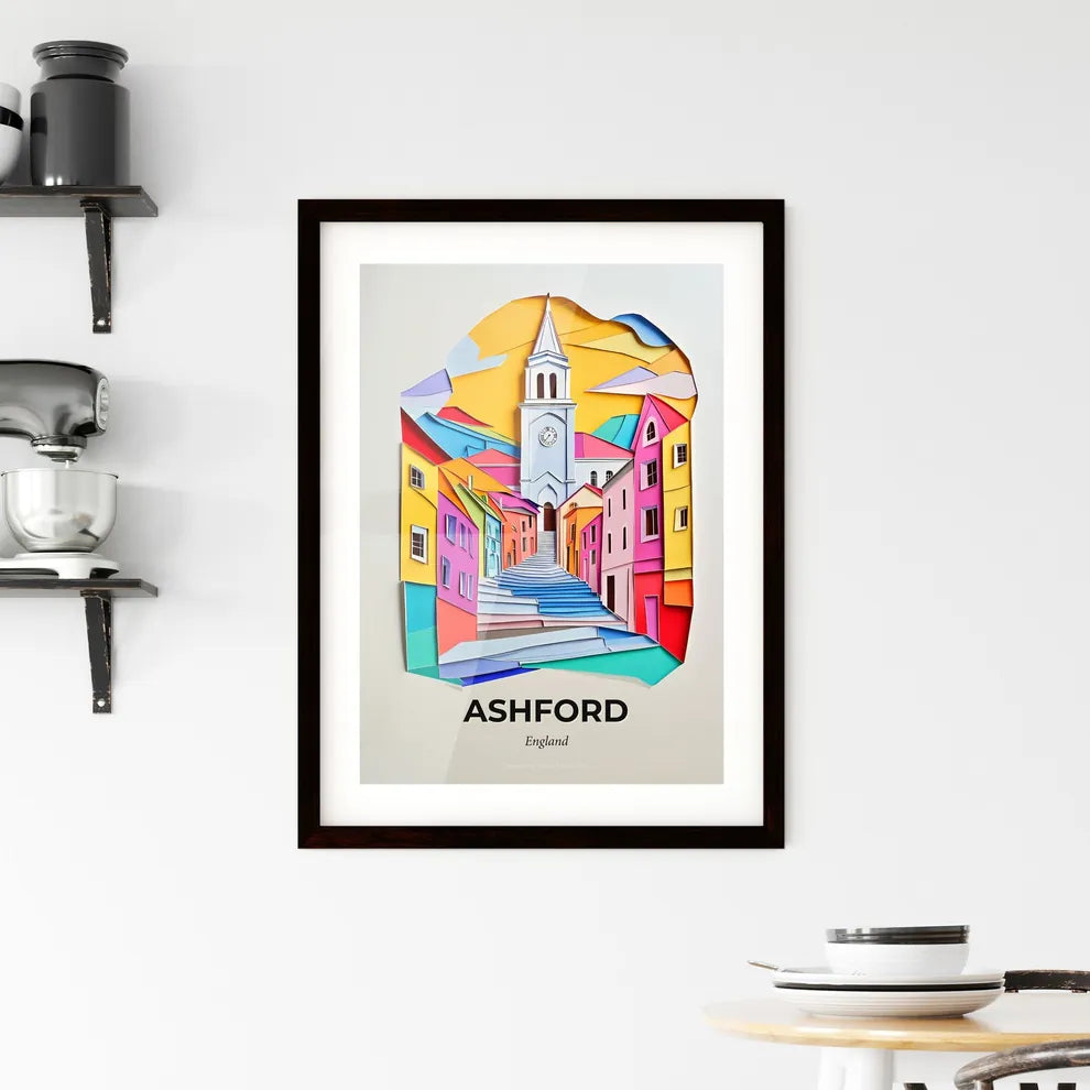 Vivid Ashford, England, Framed Wall Art