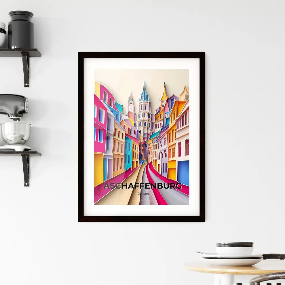 Vivid Aschaffenburg, Germany, Framed Wall Art