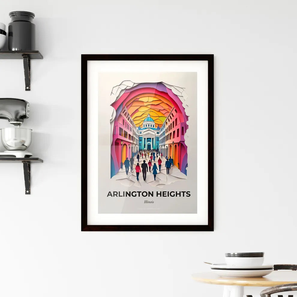 Vivid Arlington Heights, Illinois, Framed Wall Art