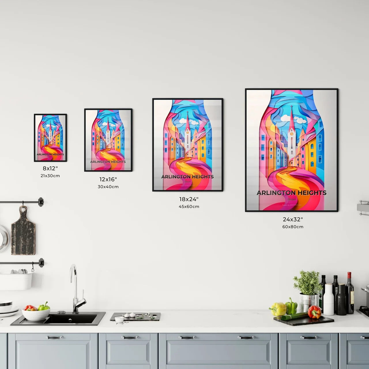 Vivid Arlington Heights, Illinois, Kitchen Art