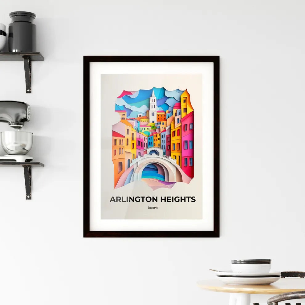 Vivid Arlington Heights, Illinois, Framed Wall Art