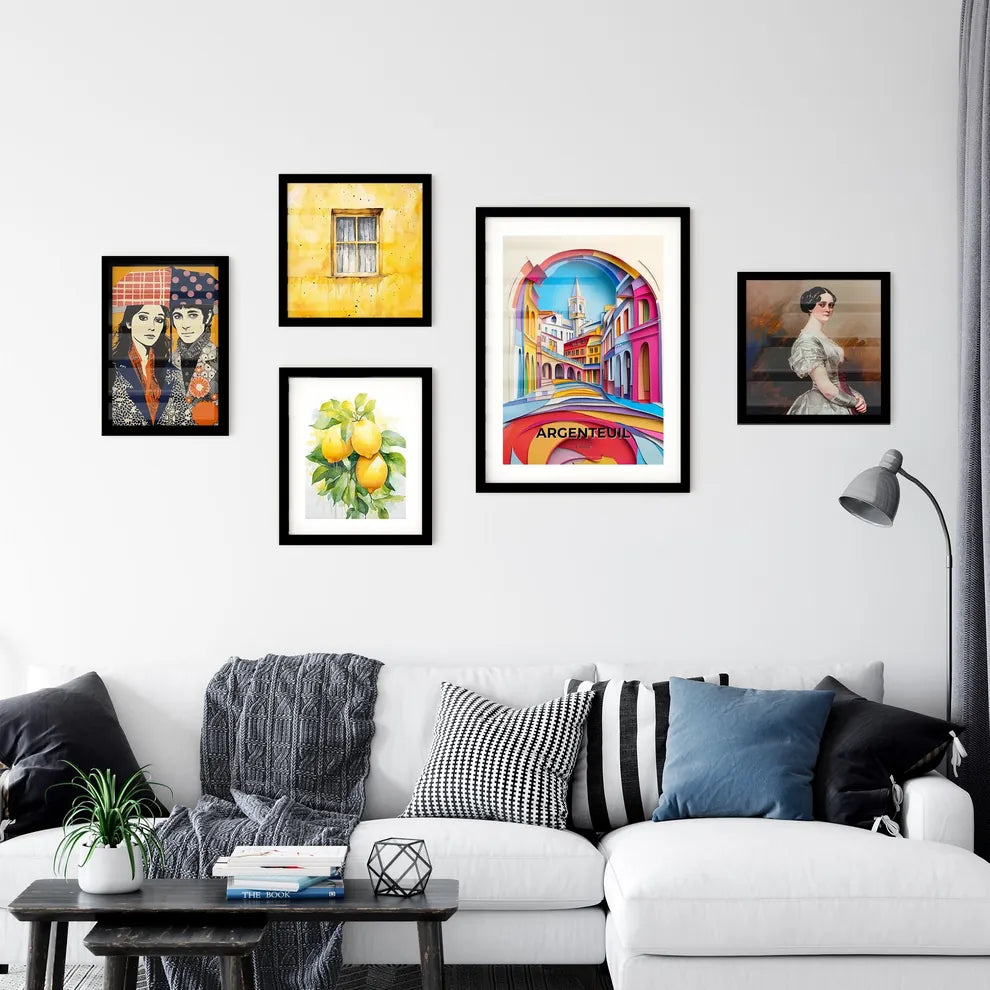Vivid Argenteuil, France, Premium Framed Prints
