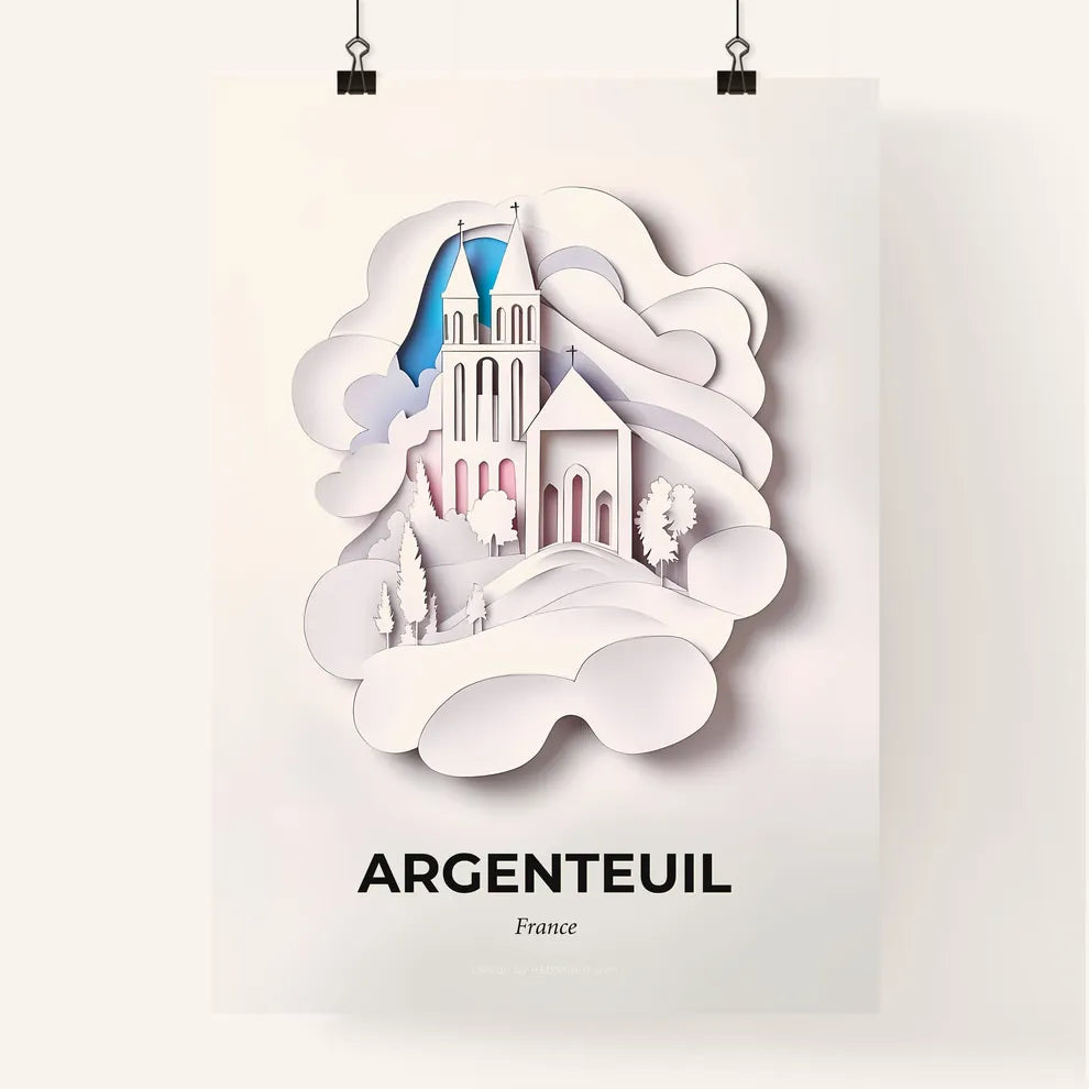 Vivid Argenteuil, France, Colorful Poster