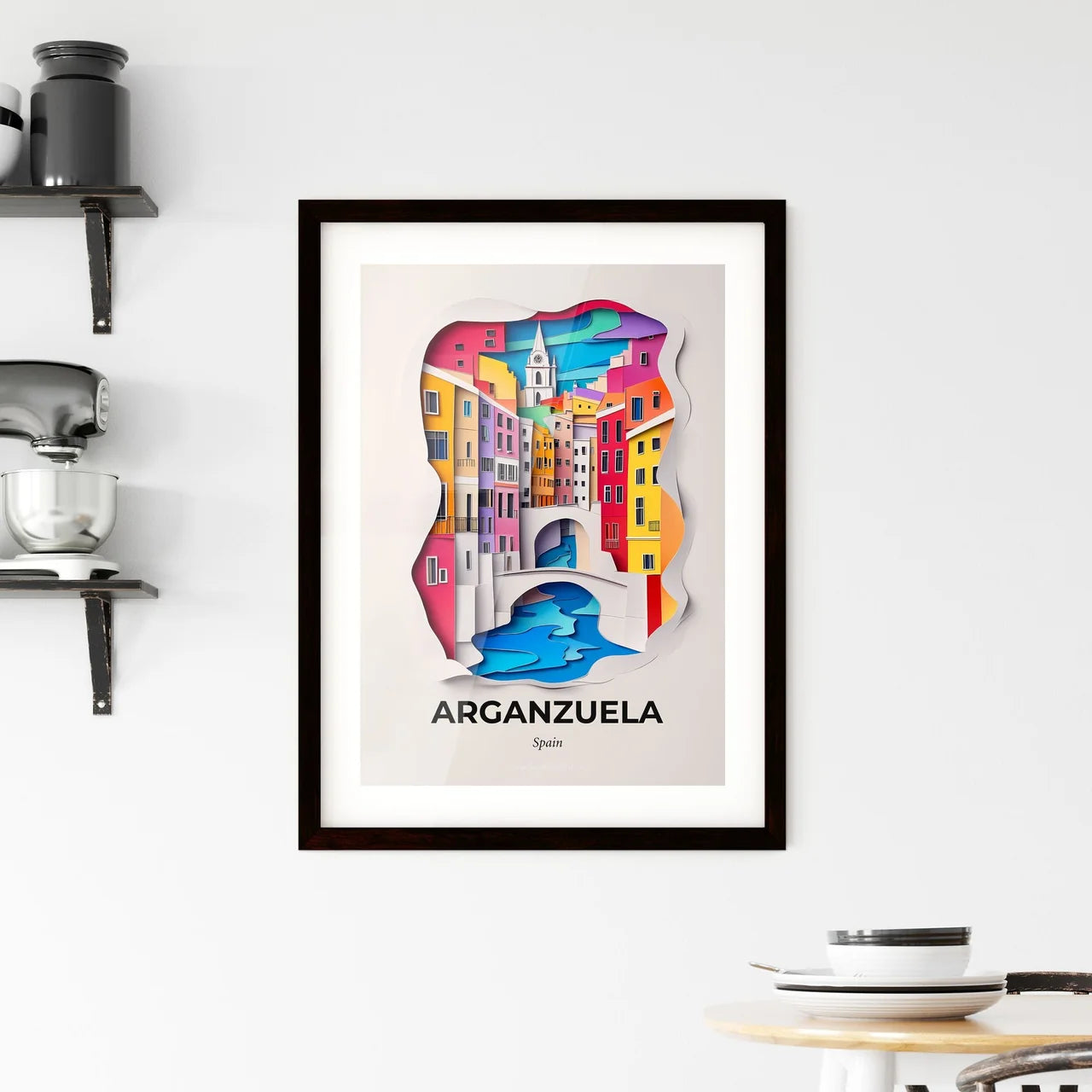 Vivid Arganzuela, Spain, Framed Wall Art