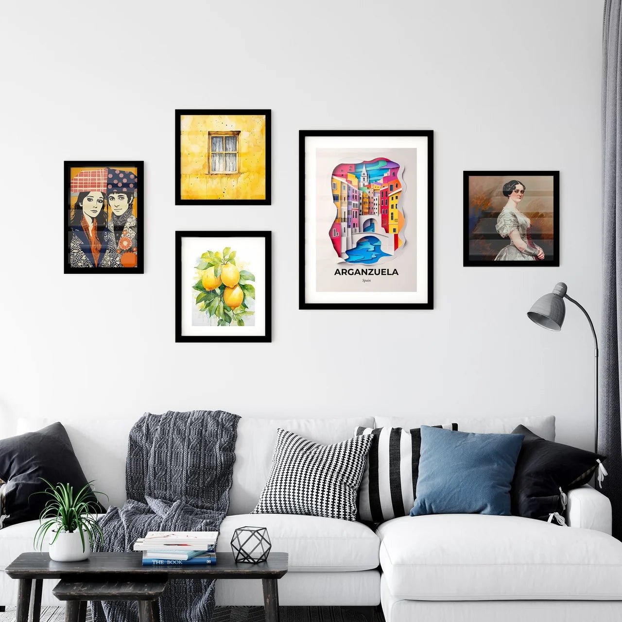 Vivid Arganzuela, Spain, Premium Framed Prints
