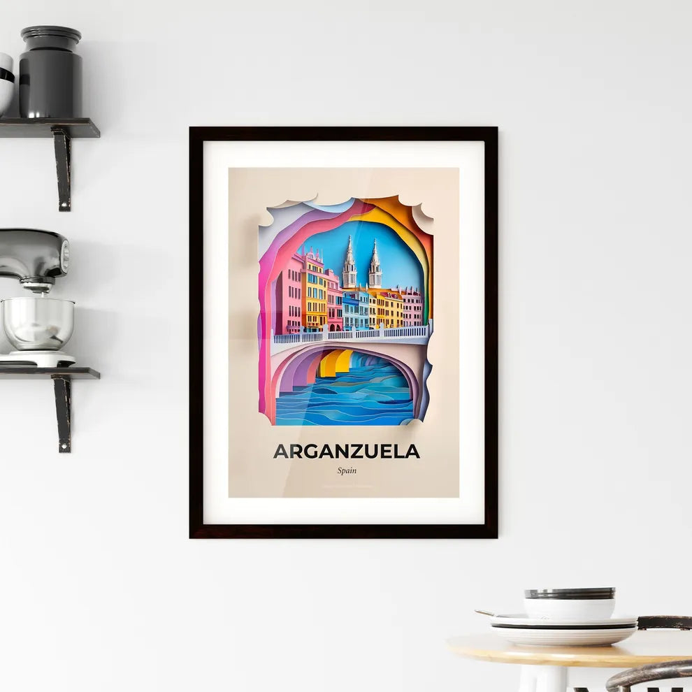 Vivid Arganzuela, Spain, Framed Wall Art