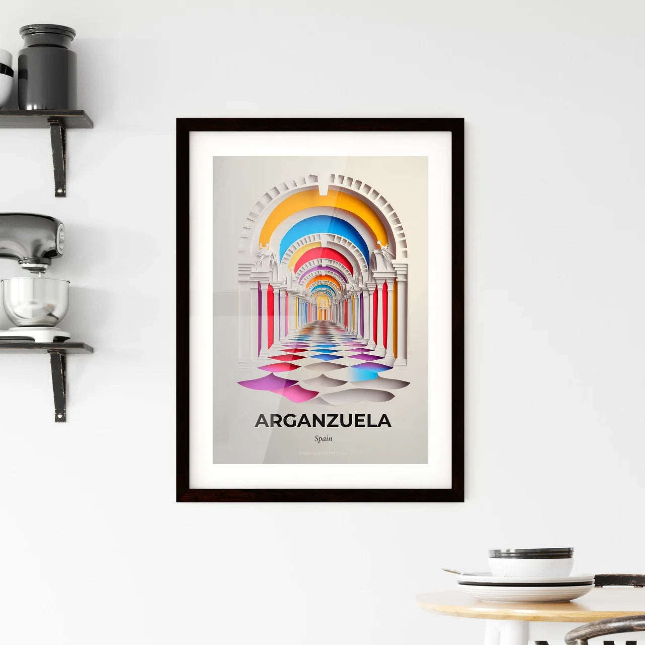 Vivid Arganzuela, Spain, Framed Wall Art