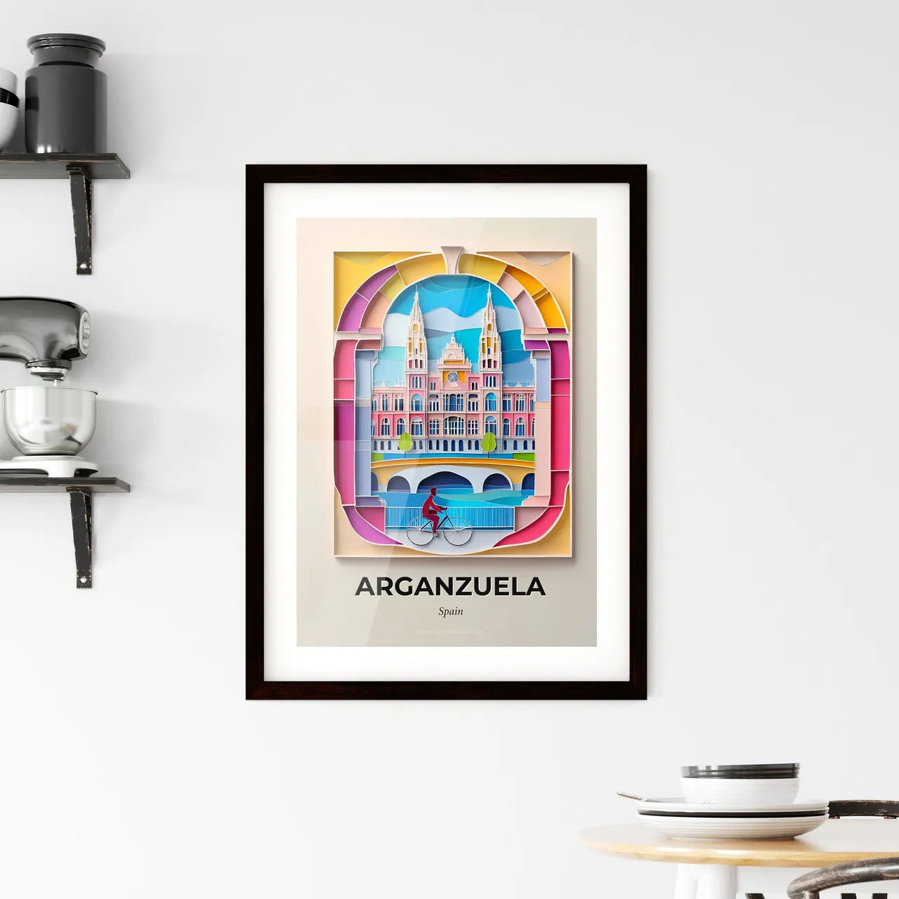 Vivid Arganzuela, Spain, Framed Wall Art