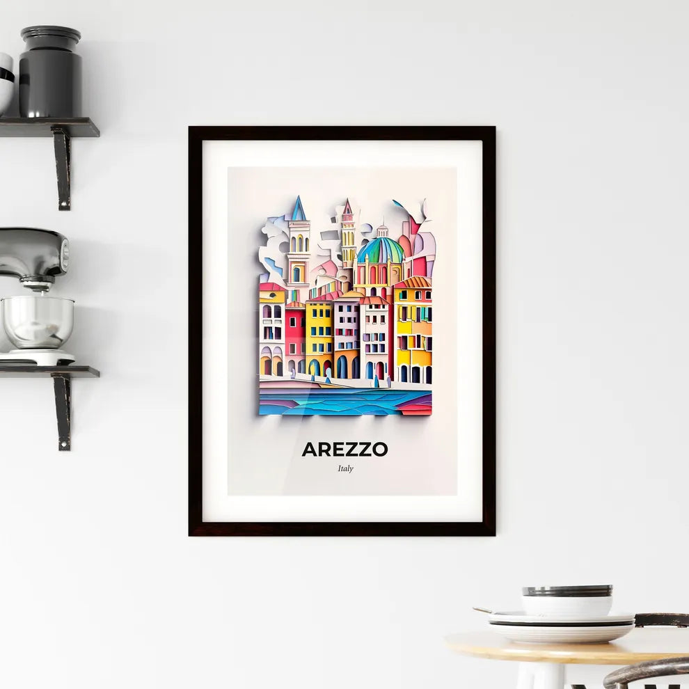 Vivid Arezzo, Italy, Framed Wall Art