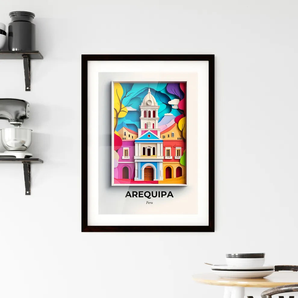 Vivid Arequipa, Peru, Framed Wall Art