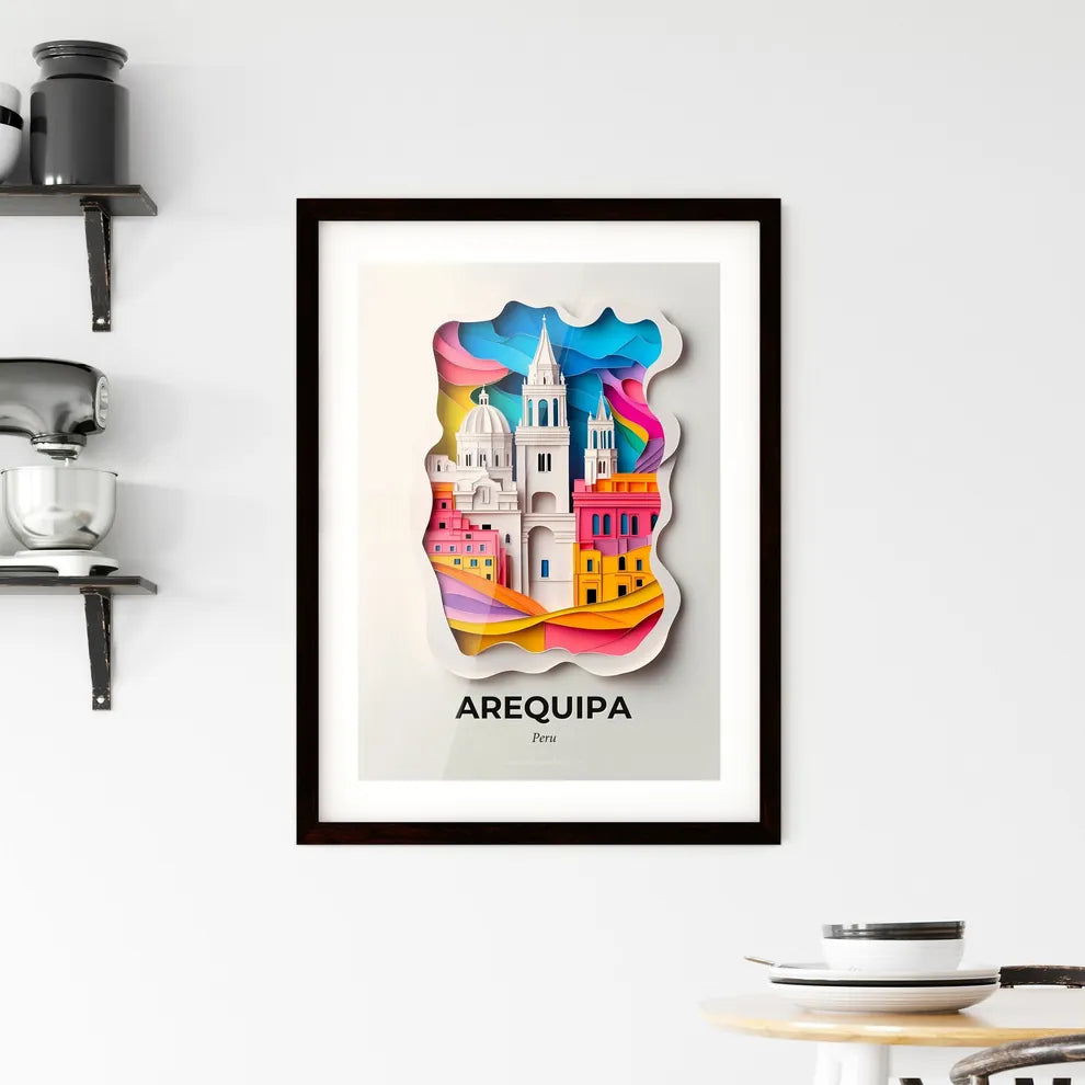 Vivid Arequipa, Peru, Framed Wall Art