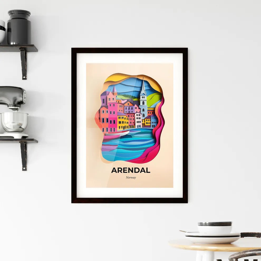Vivid Arendal, Norway, Framed Wall Art