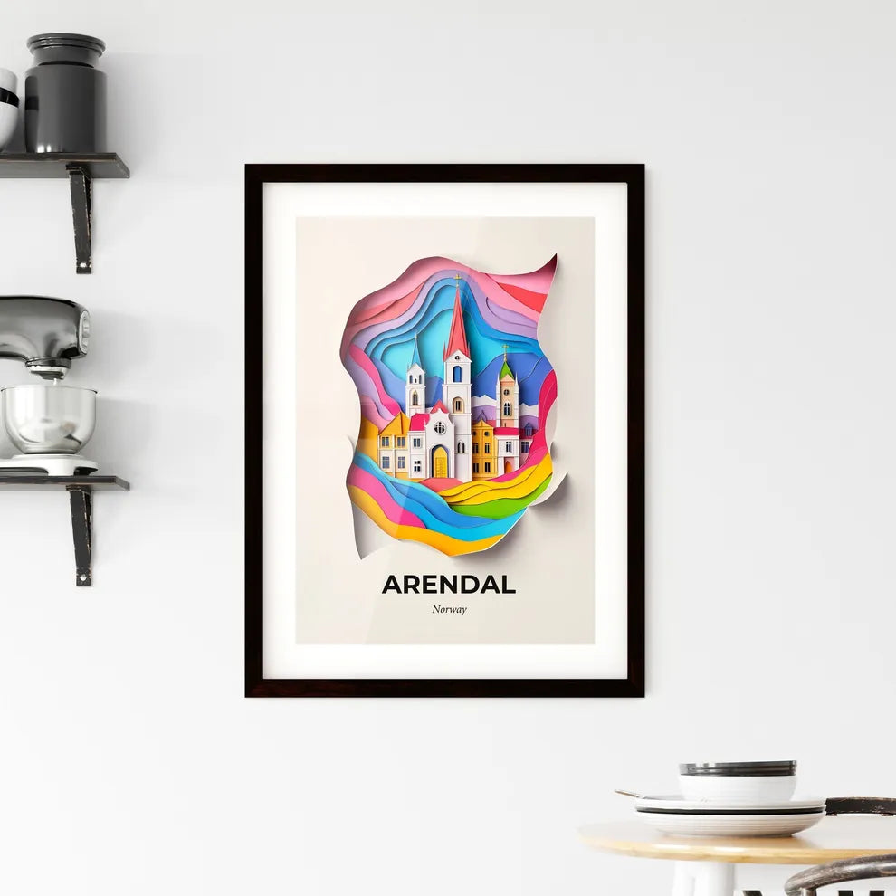 Vivid Arendal, Norway, Framed Wall Art