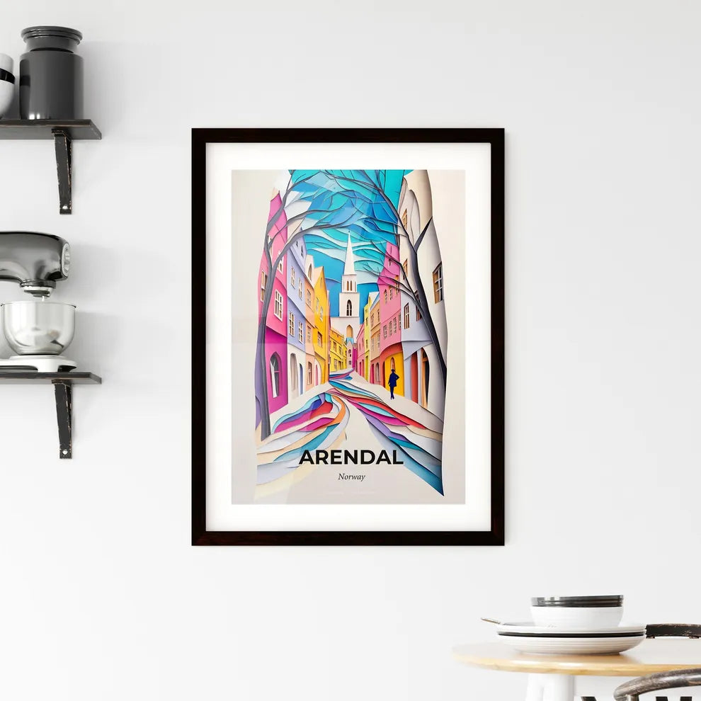 Vivid Arendal, Norway, Framed Wall Art