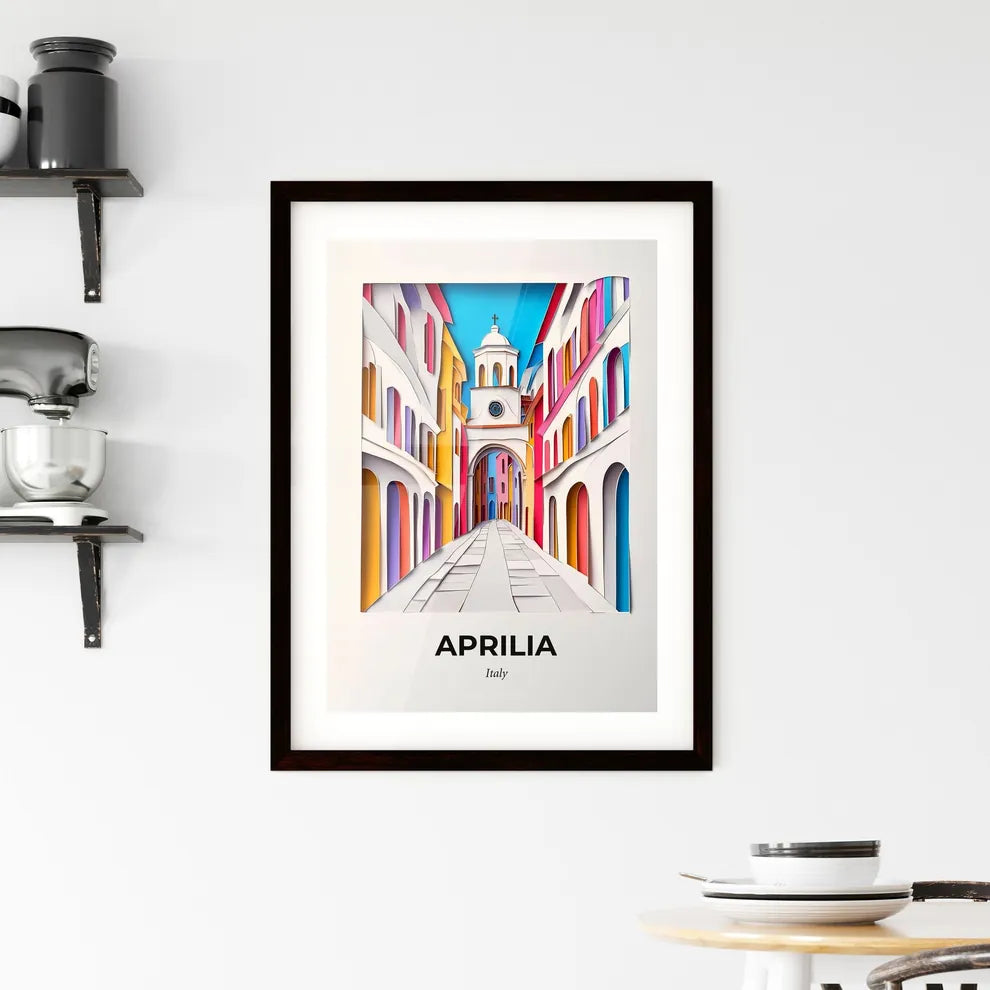 Vivid Aprilia, Italy, Framed Wall Art