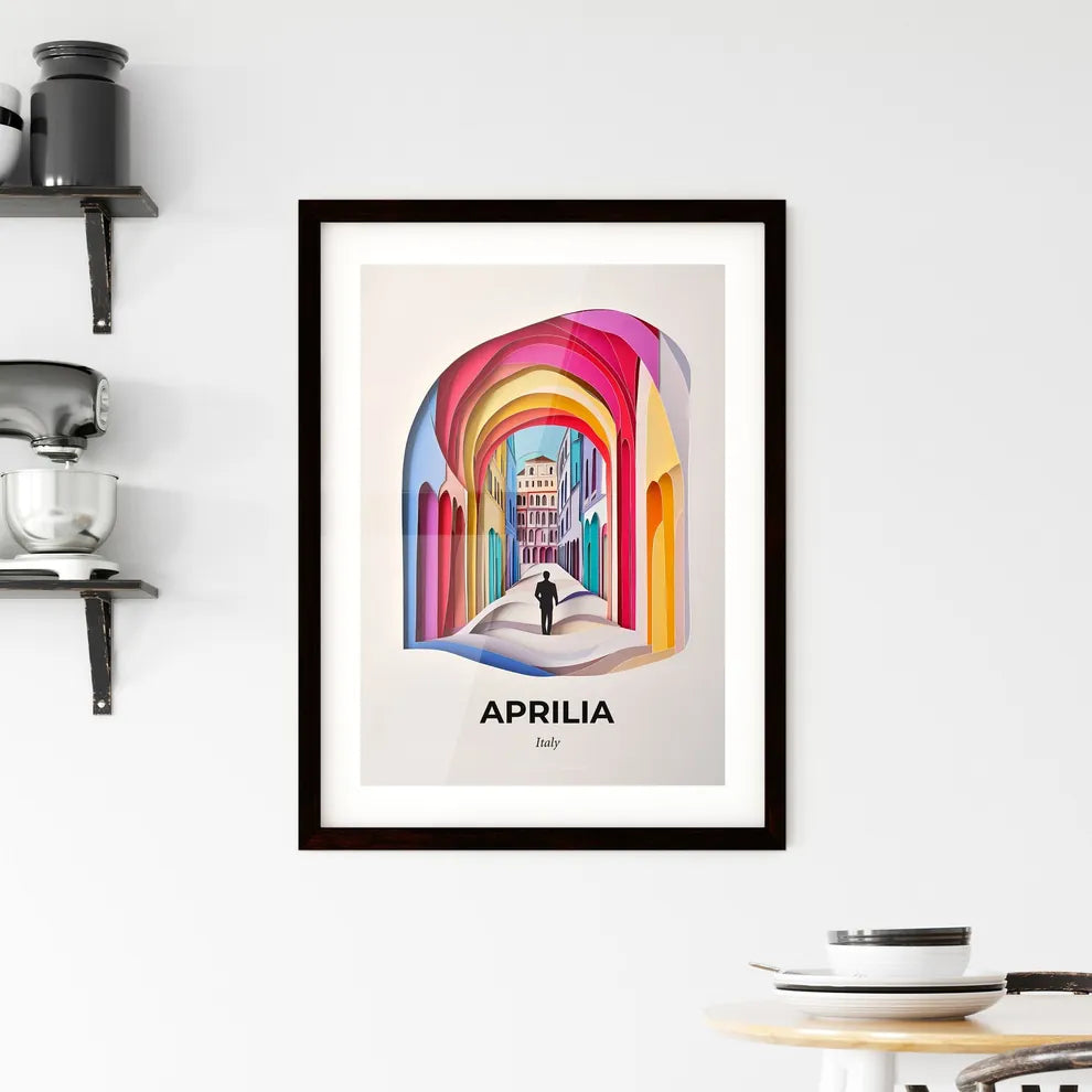 Vivid Aprilia, Italy, Framed Wall Art