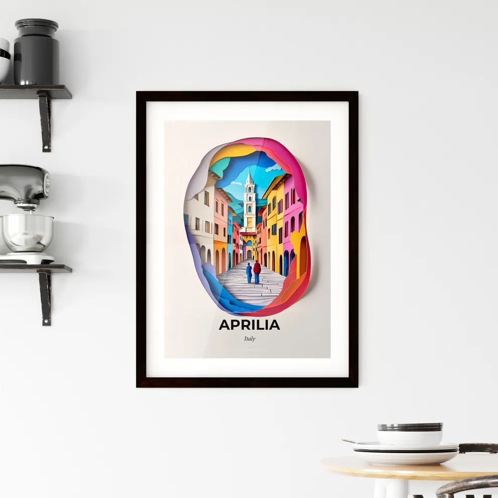 Vivid Aprilia, Italy, Framed Wall Art