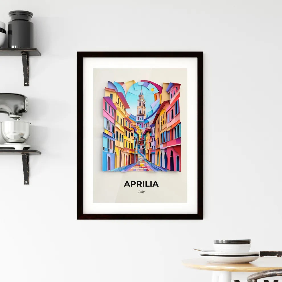 Vivid Aprilia, Italy, Framed Wall Art