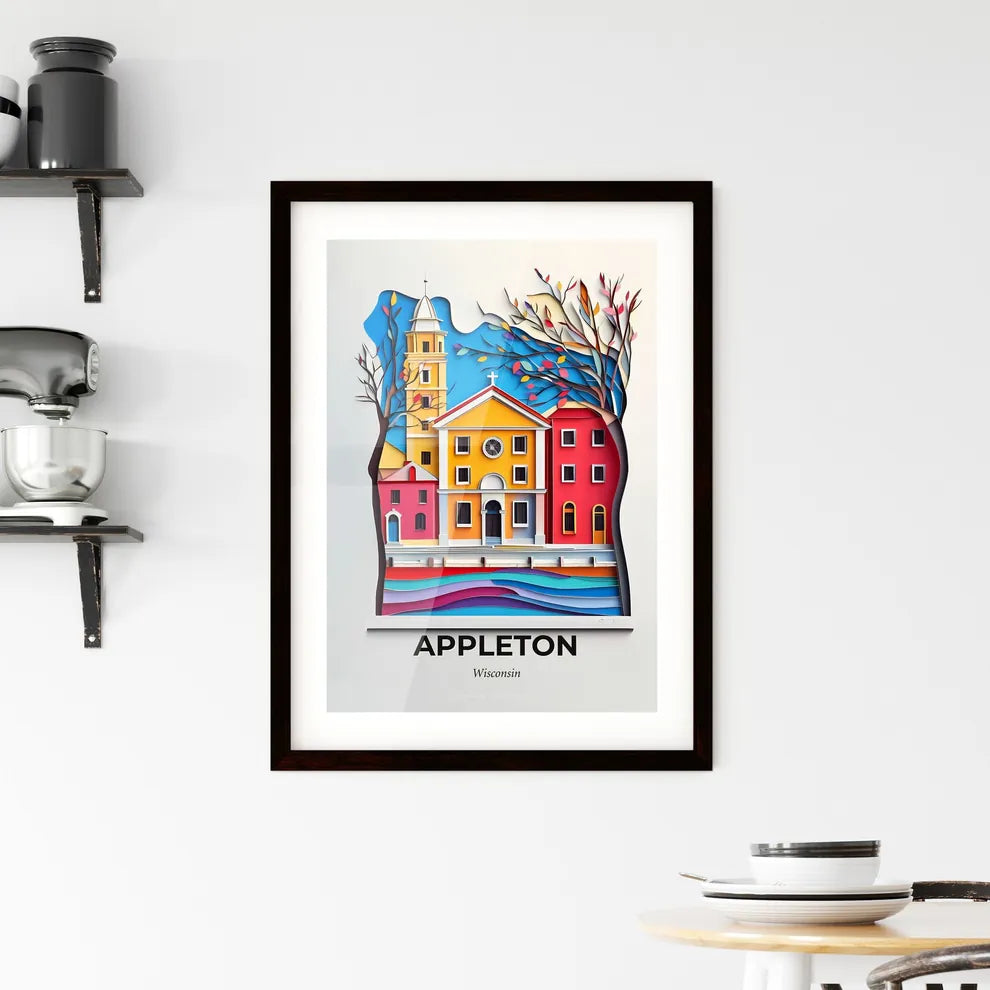 Vivid Appleton, Wisconsin, Framed Wall Art